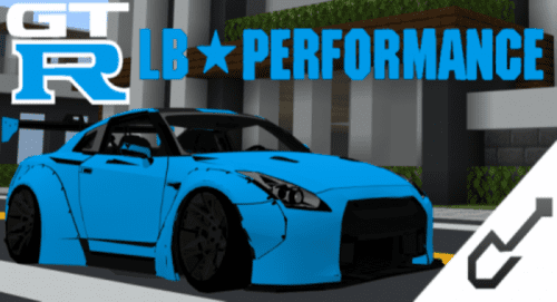 Nissan GTR R-35 LB Performance Kit Addon (1.19) – MCPE/Bedrock Mod Thumbnail