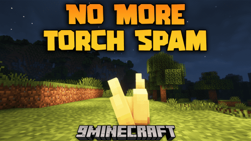 No More Torch Spam Mod (1.19.2, 1.18.2) – A Scalable Light Source Thumbnail