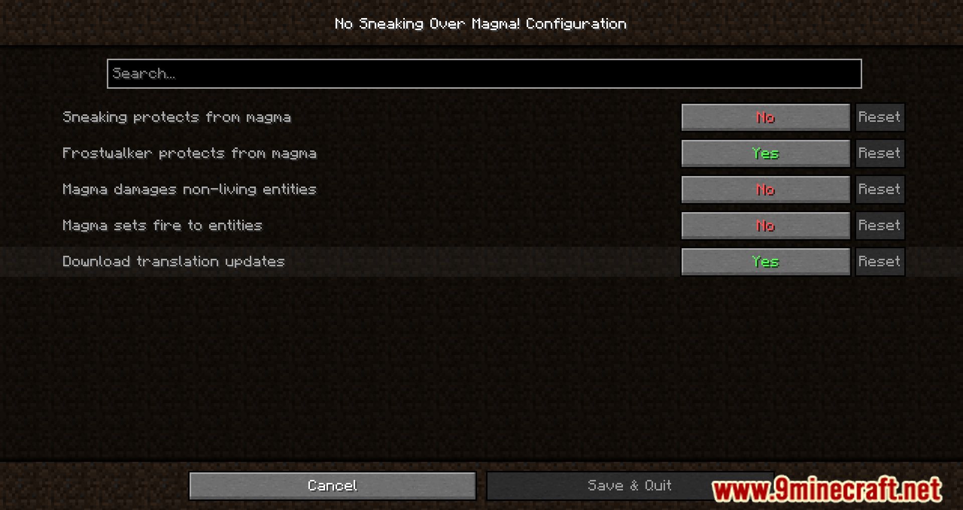 No Sneaking Over Magma! Mod (1.20.4, 1.19.4) - Damage On Magma Blocks 3