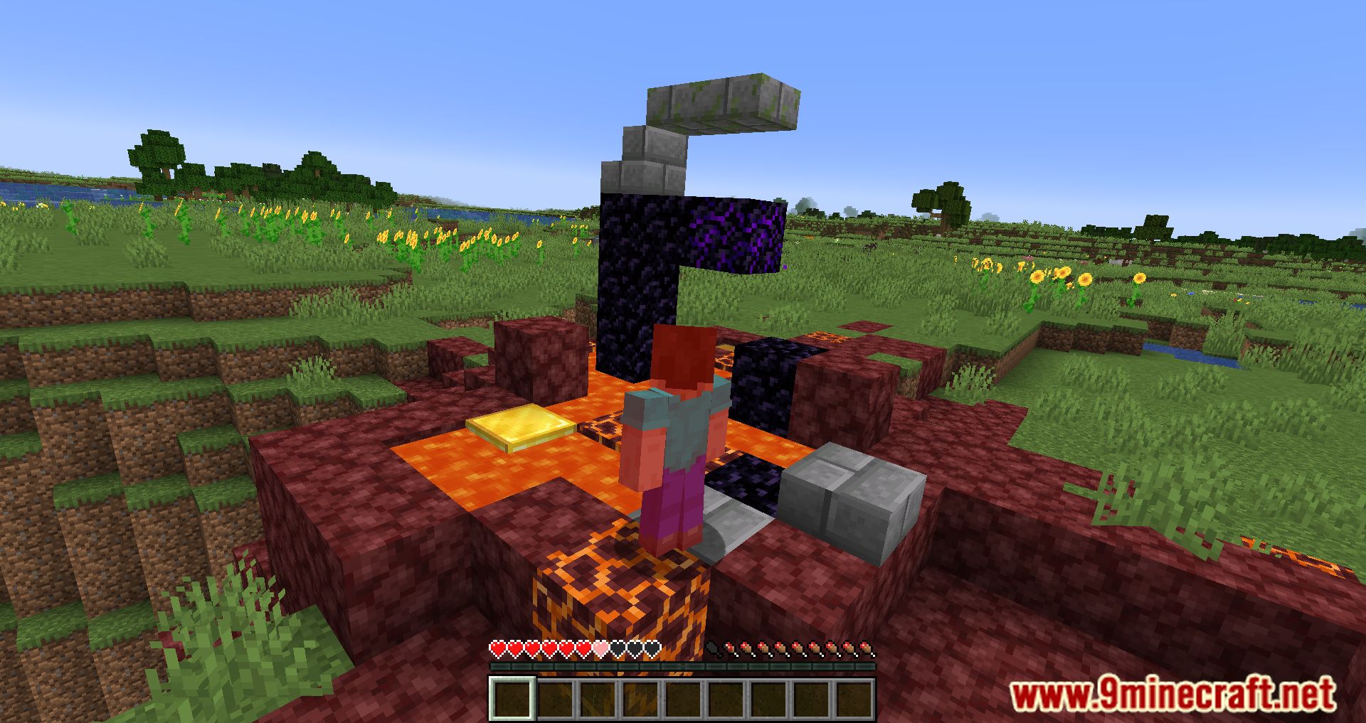 No Sneaking Over Magma! Mod (1.20.4, 1.19.4) - Damage On Magma Blocks 8