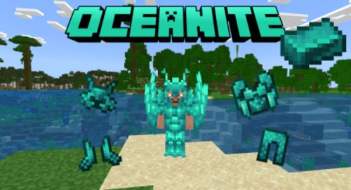 Oceanite Addon (1.21, 1.20) – MCPE/Bedrock Mod Thumbnail