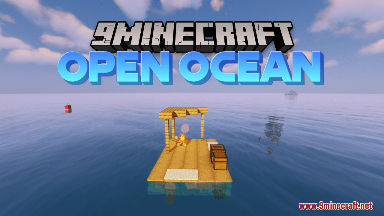 Open Ocean Map (1.20.2, 1.19.4) - Survive On The Ocean Floor 1