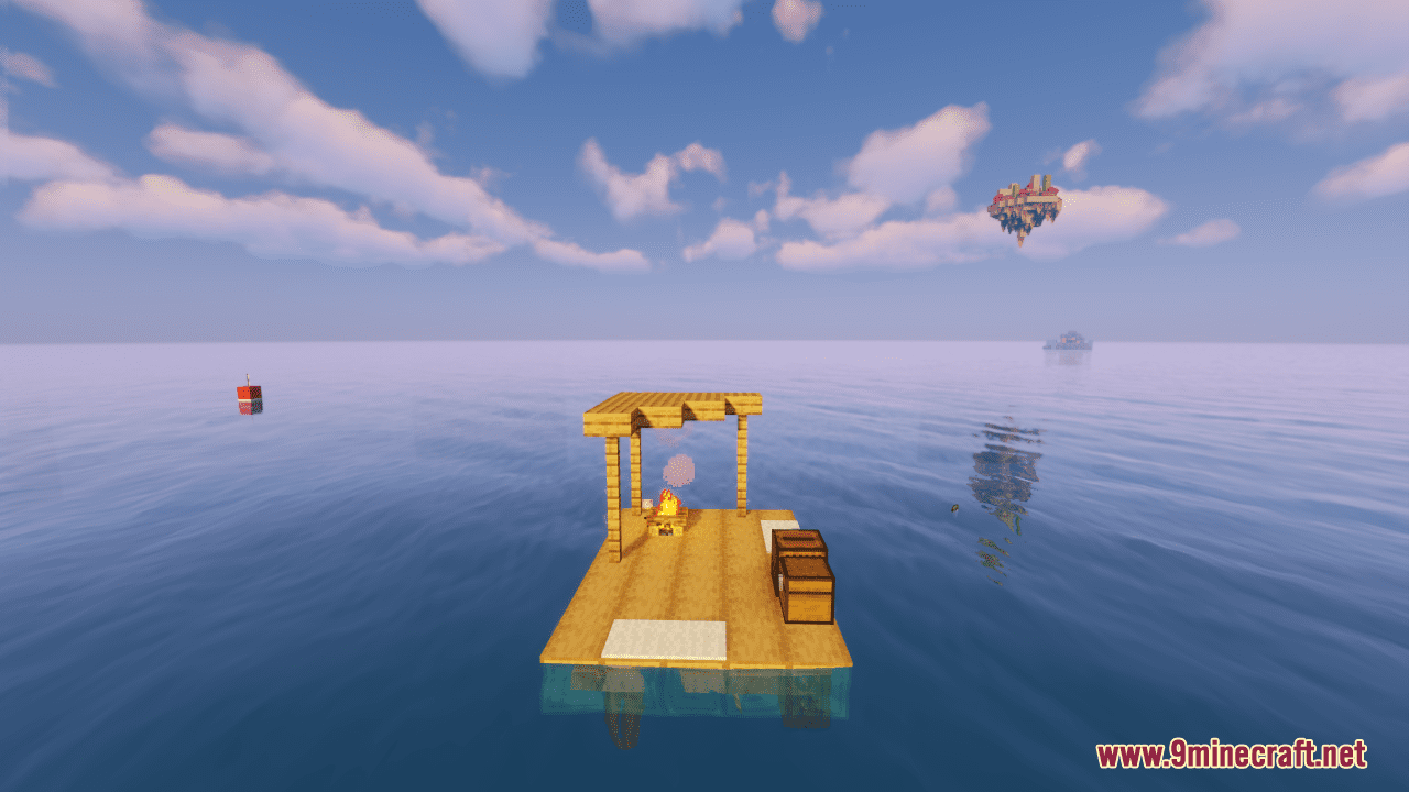 Open Ocean Map (1.20.2, 1.19.4) - Survive On The Ocean Floor 3