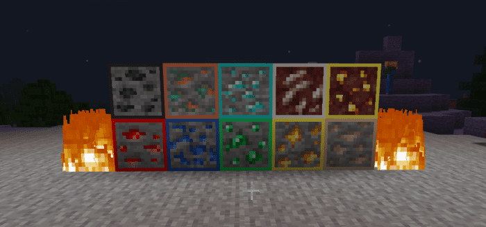 Outlined Ores Texture Pack (1.19) - MCPE/Bedrock 3