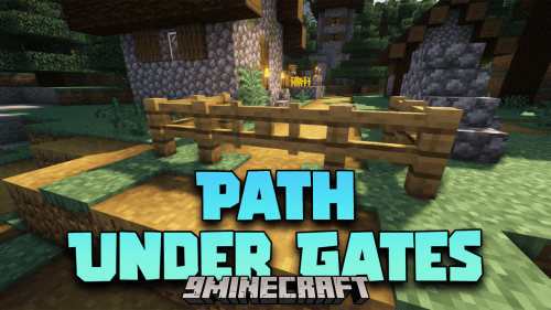 Path Under Gates Mod (1.20.2, 1.19.2) – Grass Paths Exist Under Fence Gates Thumbnail
