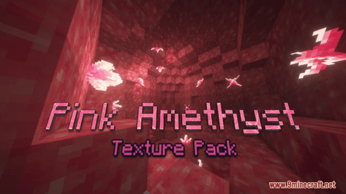 Pink Amethyst Resource Pack (1.20.6, 1.20.1) – Texture Pack Thumbnail