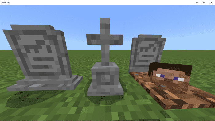 Player Graves Addon (1.21, 1.20) - MCPE/Bedrock Mod 5