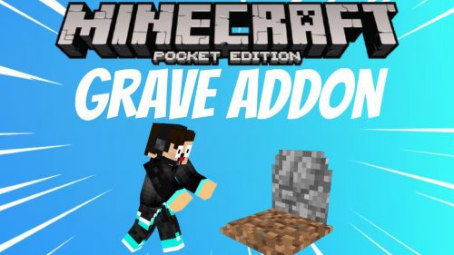 Player Graves Addon (1.21, 1.20) – MCPE/Bedrock Mod Thumbnail