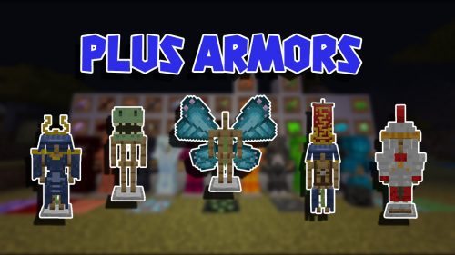 Plus Armors Addon (1.19) – MCPE/Bedrock Mod Thumbnail