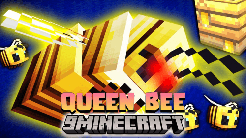 Queen Bee Boss Fight Data Pack (1.19.4, 1.19.2) – New Boss And Items! Thumbnail