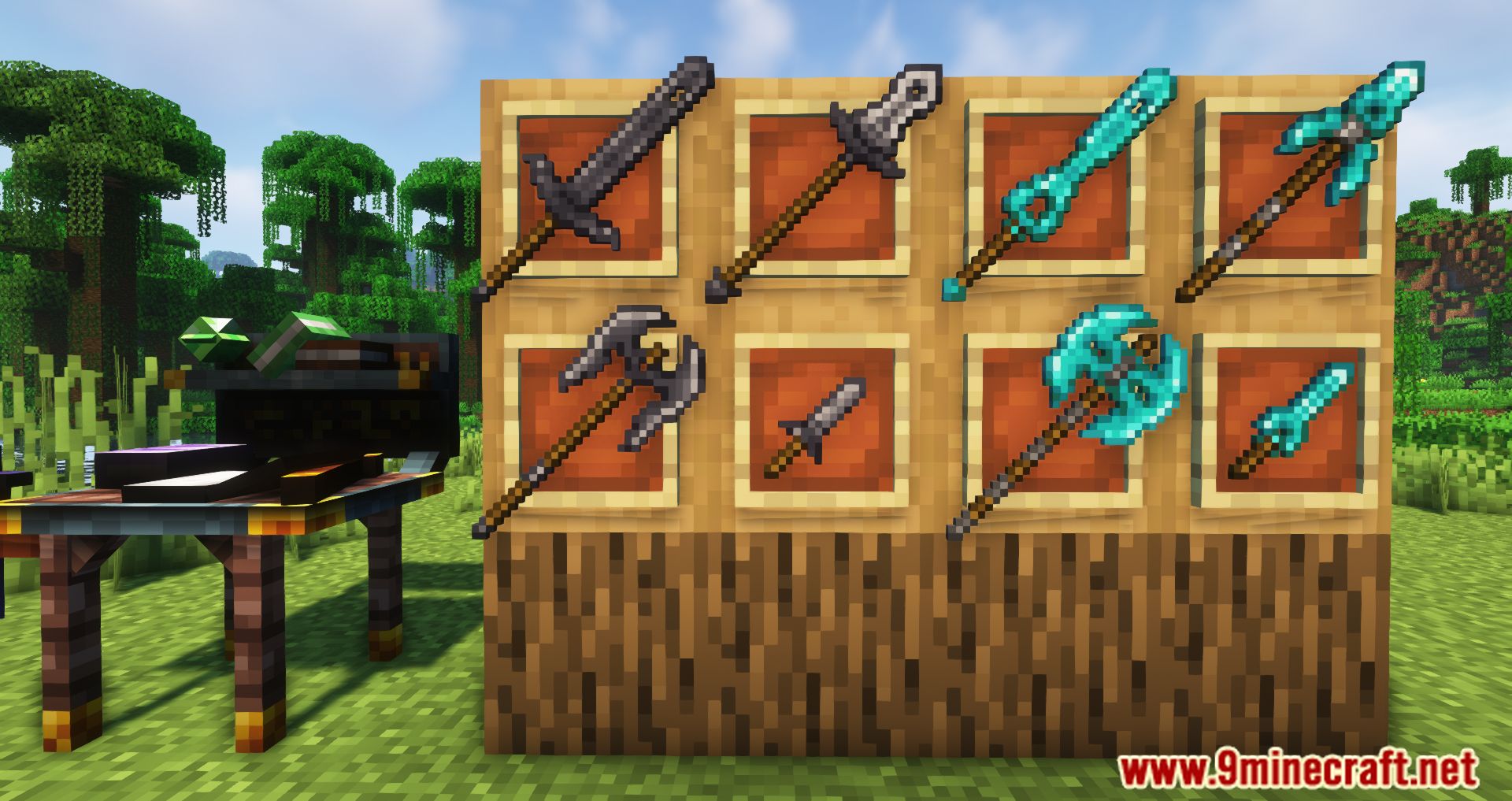 RPG style More Weapons Mod (1.19.4, 1.18.2) - A Varied Selection Of Weapons 12
