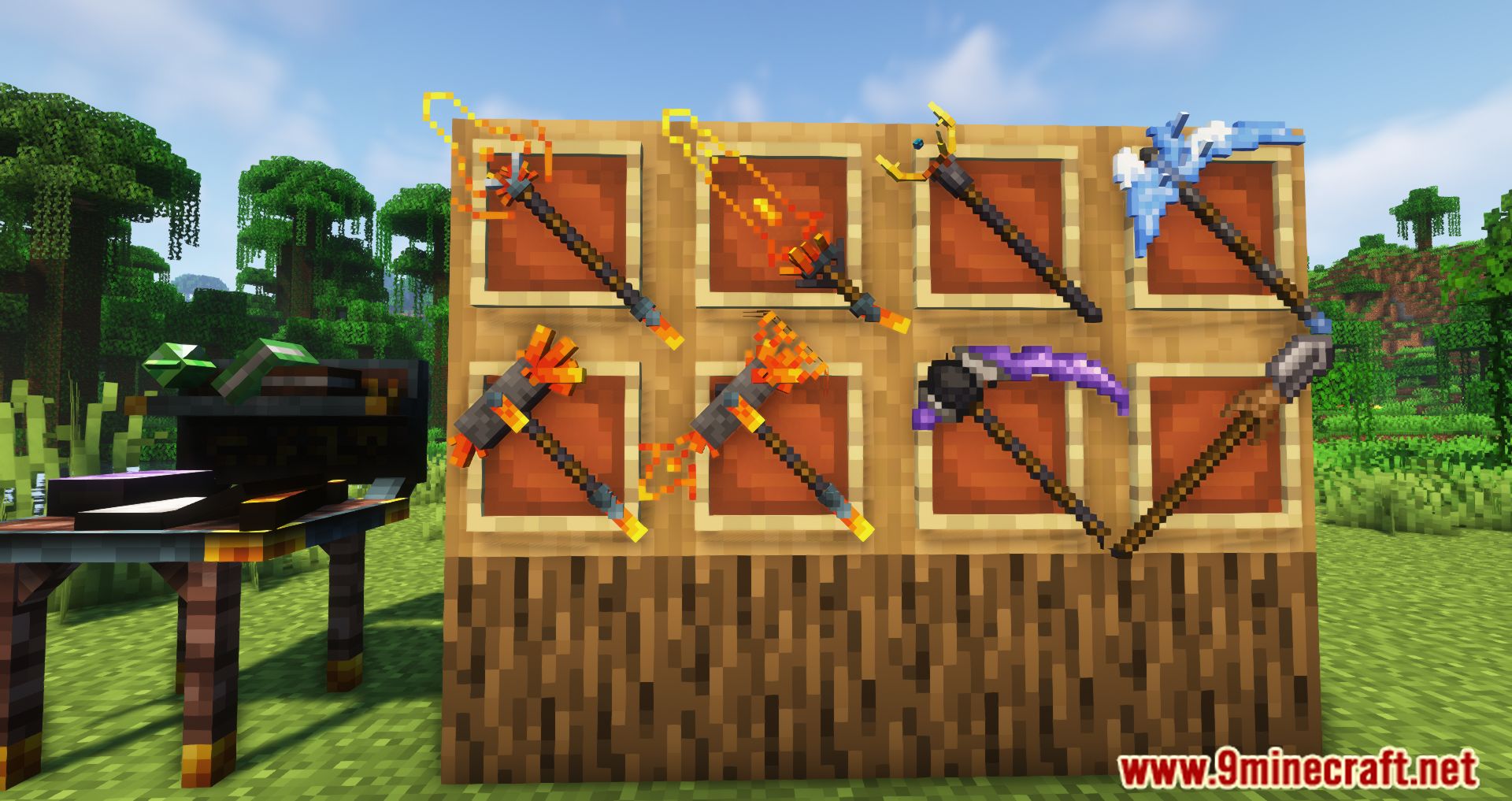 RPG style More Weapons Mod (1.19.4, 1.18.2) - A Varied Selection Of Weapons 14