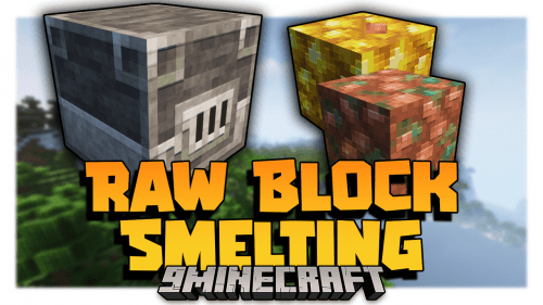 Raw Block Smelting Mod (1.19.2, 1.18.2) – Allows You To Smelt Raw Blocks Thumbnail