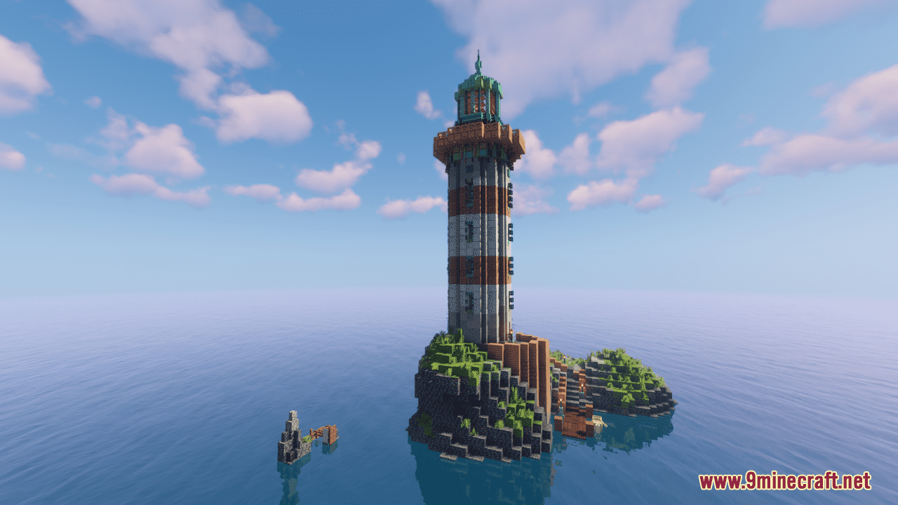 Realistic Lighthouse Map (1.21.1, 1.20.1) - Beautiful Creation 2