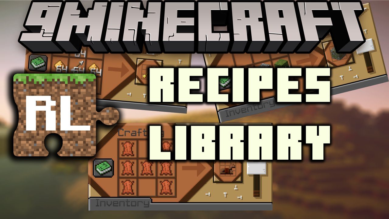 Recipes Library Mod (1.20.4, 1.19.4) - Implementations for Recipes 1