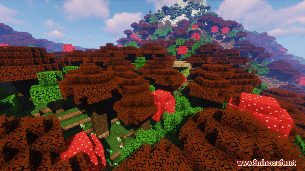 Red Dark Oak Leaves Resource Pack (1.20.6, 1.20.1) - Texture Pack 8