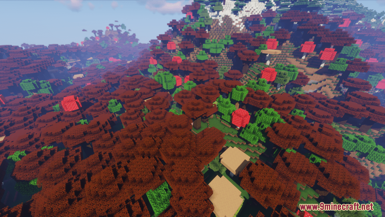 Red Dark Oak Leaves Resource Pack (1.20.6, 1.20.1) - Texture Pack 9