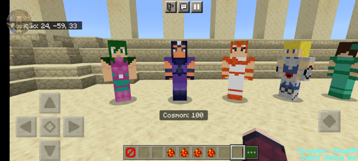 Saint Seiyamf Addon (1.19) - MCPE/Bedrock Mod 33