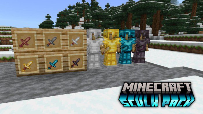 Sculk Texture Pack (1.19) - MCPE/Bedrock 2