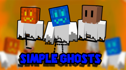 Simple Ghosts Skin Pack (1.19) – MCPE/Bedrock Thumbnail