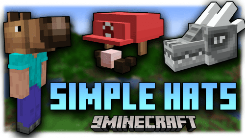 Simple Hats Mod (1.20.4, 1.19.4) – Cool hats In The Game Thumbnail