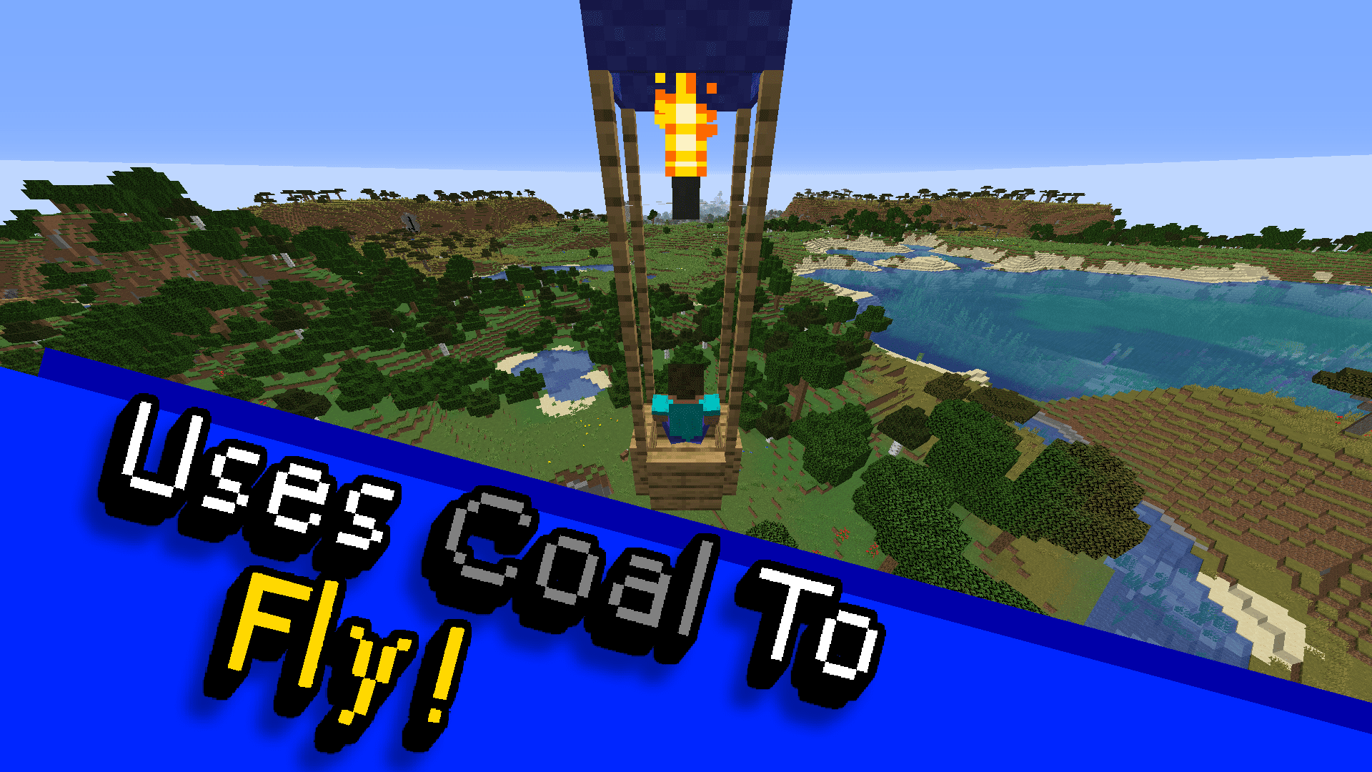 Simple Hot Air Balloons Mod (1.18.2, 1.16.5) - Let's Fly Travel 3
