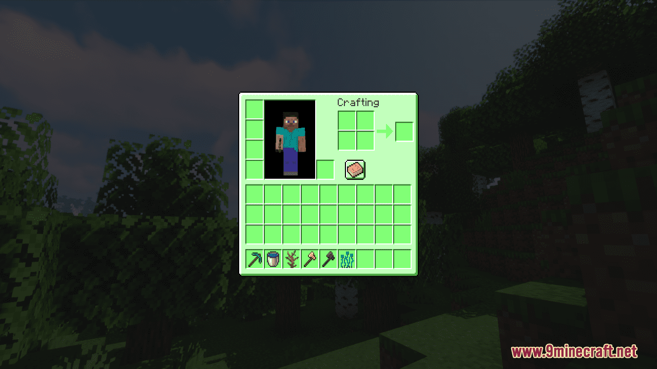 Simply Sweet Green Tea GUI Resource Pack (1.20.6, 1.20.1) - Texture Pack 12