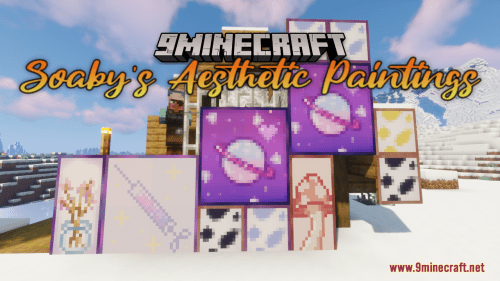 Soaby’s Aesthetic Paintings Resource Pack (1.20.6, 1.20.1) – Texture Pack Thumbnail