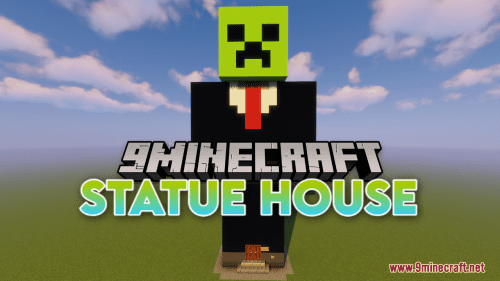 Statue House Map (1.21.1, 1.20.1) – Unique House Shape Thumbnail