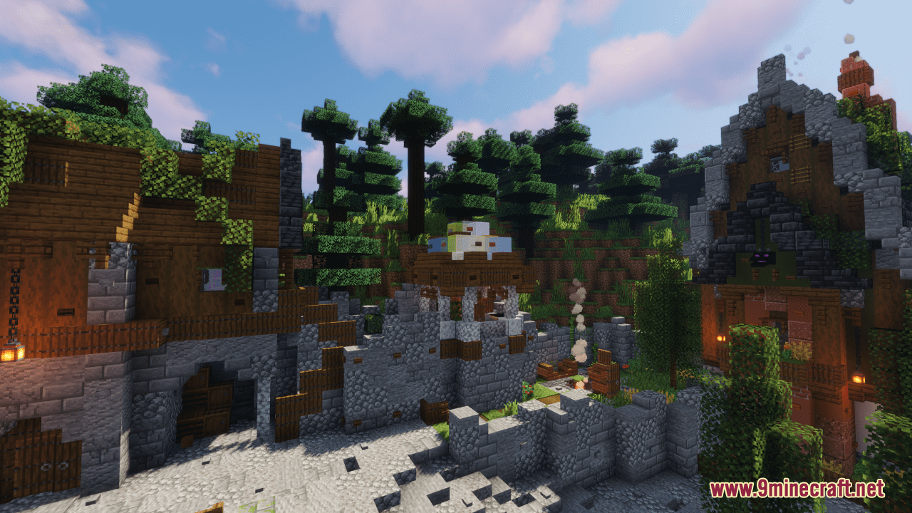 Survival River Village Map (1.21.1, 1.20.1) - Stunning Survival Base 10