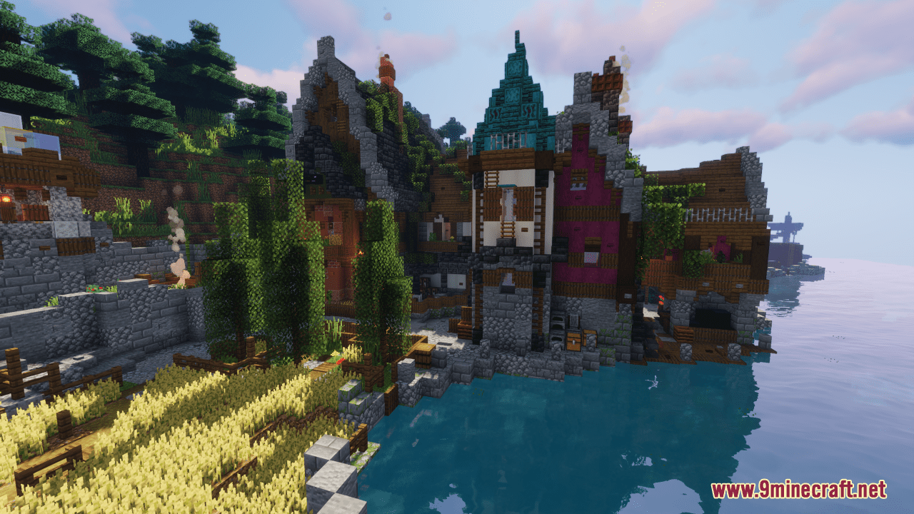 Survival River Village Map (1.21.1, 1.20.1) - Stunning Survival Base 11