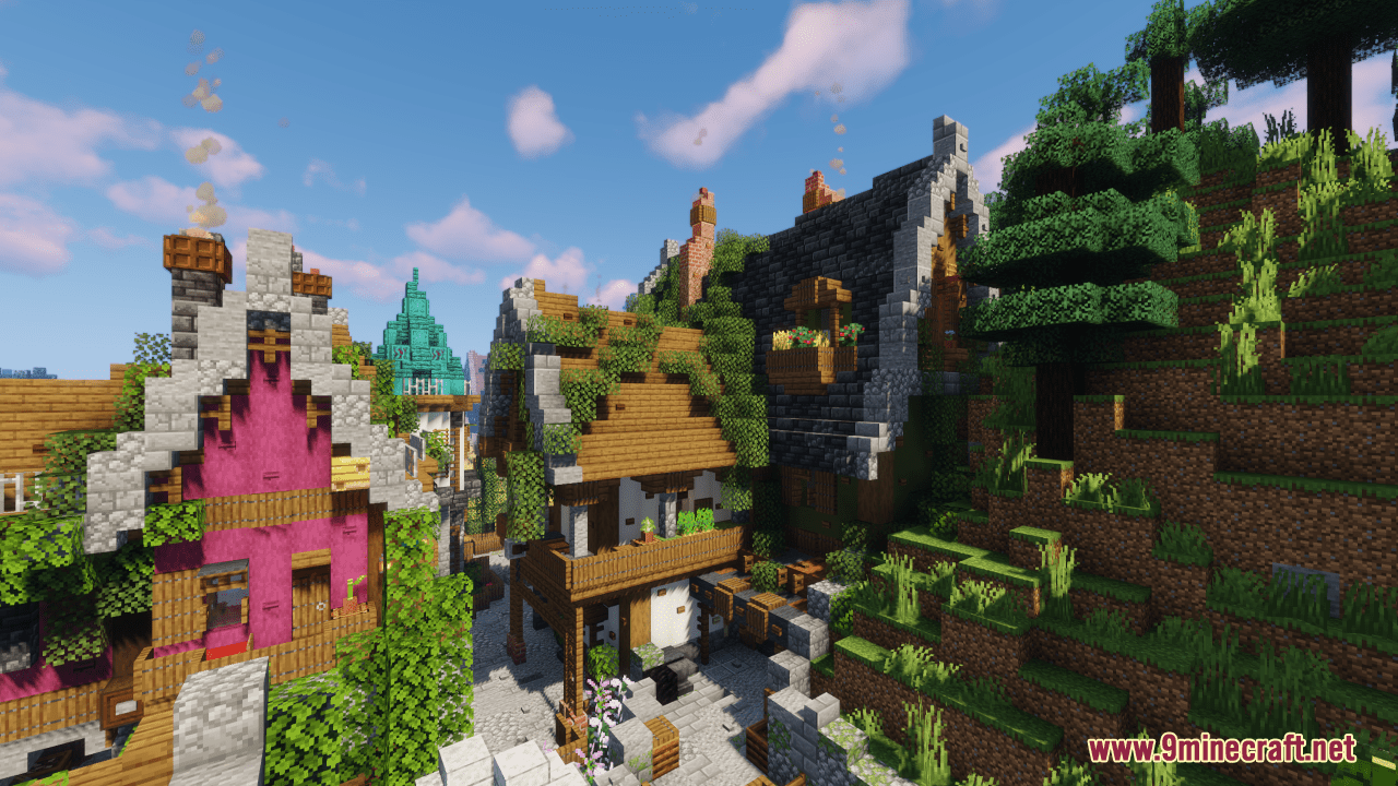 Survival River Village Map (1.21.1, 1.20.1) - Stunning Survival Base 8