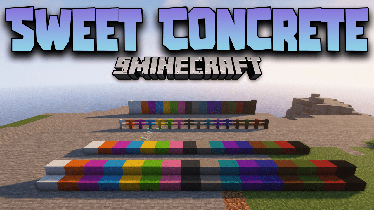 Sweet Concrete Mod (1.18.2, 1.16.5) - Build A House With Many Colors 1