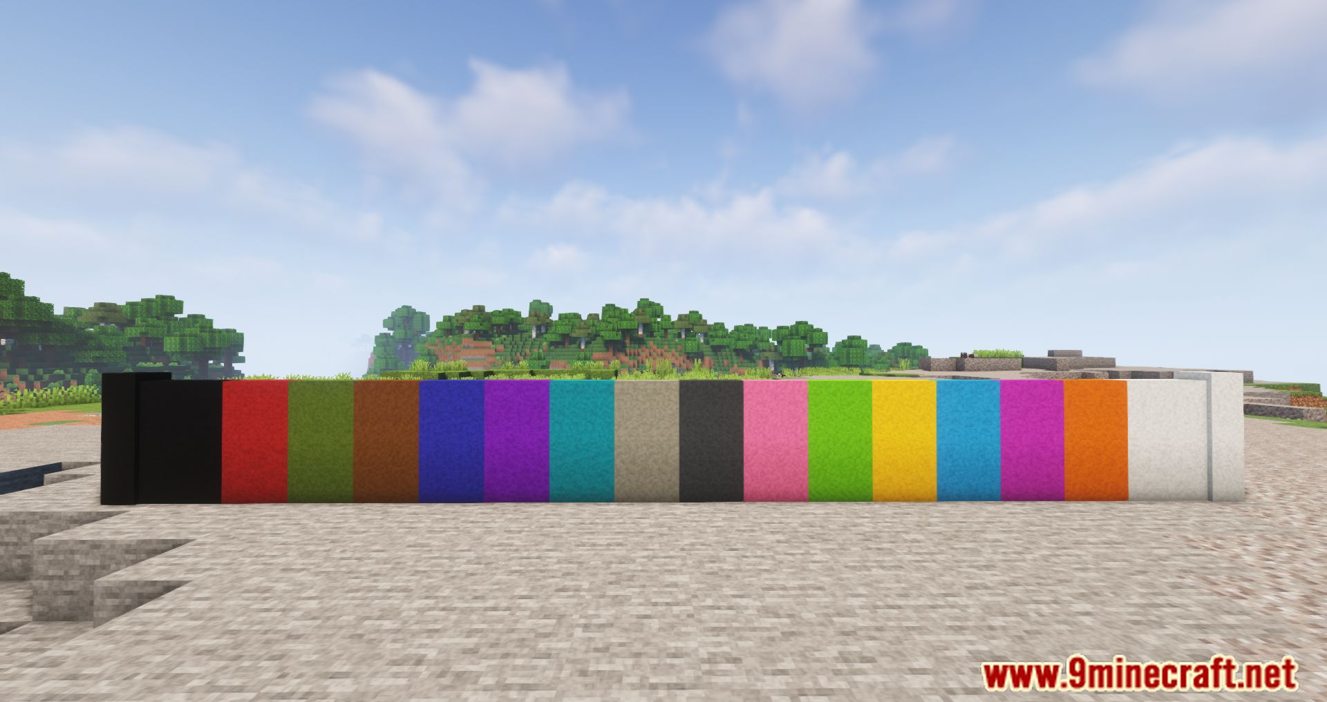 Sweet Concrete Mod (1.18.2, 1.16.5) - Build A House With Many Colors 2