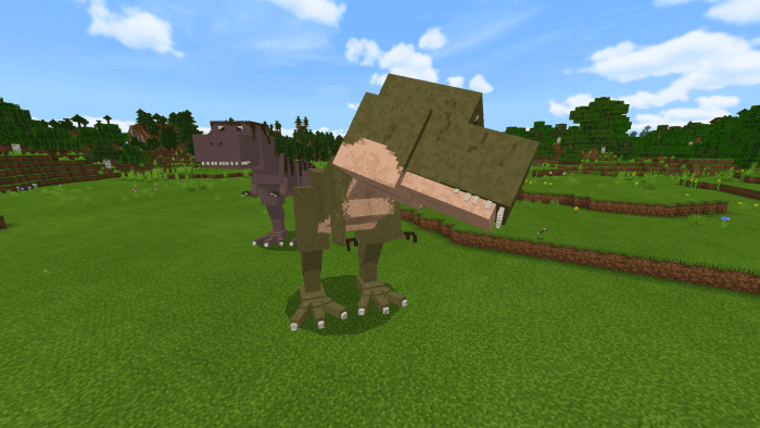 T-Rex Addon (1.19) - MCPE/Bedrock Mod 2