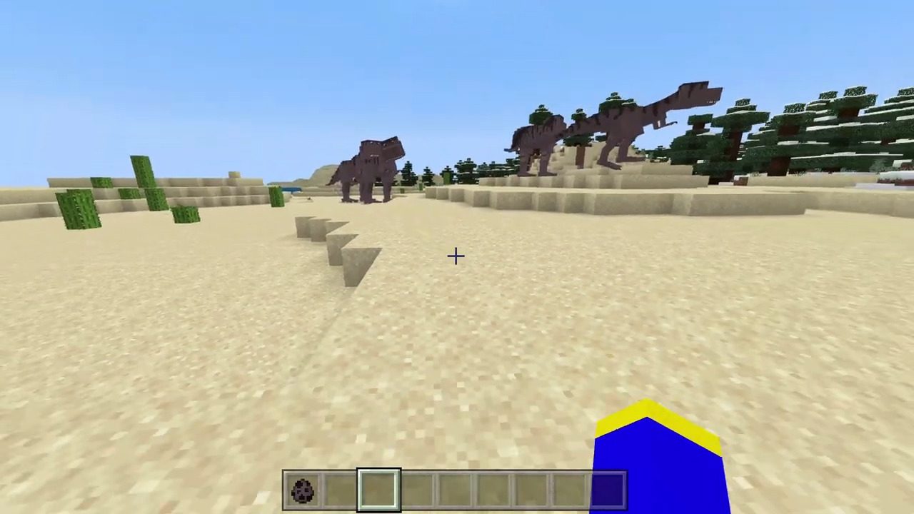 T-Rex Addon (1.19) - MCPE/Bedrock Mod 4