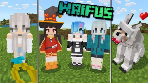 TInfiniteMinds’s Waifus Addon (1.19) – MCPE/Bedrock Mod Thumbnail