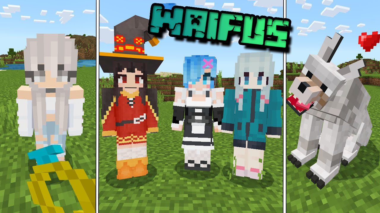 TInfiniteMinds's Waifus Addon (1.19) - MCPE/Bedrock Mod 1