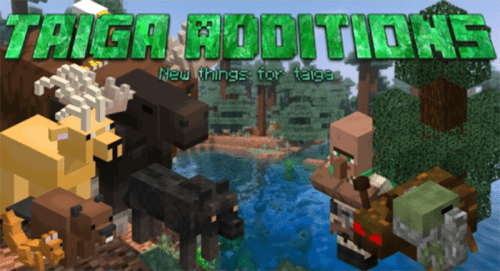 Taiga Additions Addon (1.19) – MCPE/Bedrock Mod Thumbnail