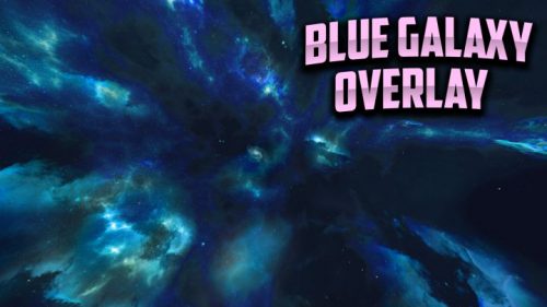 Blue Galaxies Texture Pack (1.19) – MCPE/Bedrock Custom Sky Thumbnail
