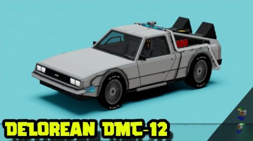 DeLorean DMC-12 Addon (1.19) – MCPE/Bedrock Car Mod Thumbnail