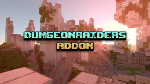 Dungeon Raiders Structures Addon (1.19) – MCPE/Bedrock Mod Thumbnail