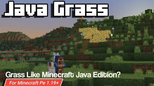 Java Grass Texture Pack (1.19) – MCPE/Bedrock Thumbnail