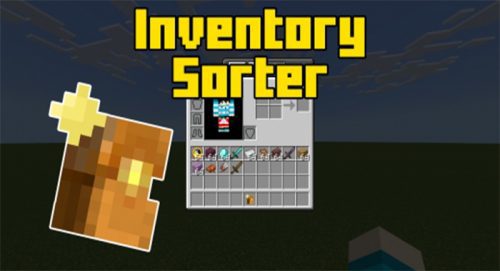 Player Inventory Sorter Addon (1.21, 1.20) – MCPE/Bedrock Mod Thumbnail