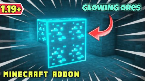 Raiyon’s Glowing Ores Addon (1.20, 1.19) – Support RenderDragon Thumbnail