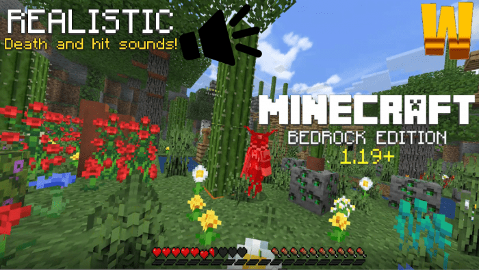 Realistic Death & Hit Sounds Resource Pack (1.19) - MCPE/Bedrock 1