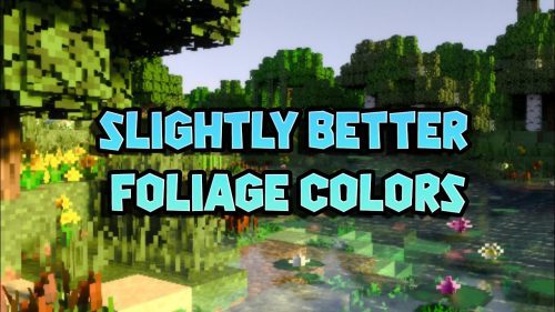 Slightly Better Foliage Colors Pack (1.20, 1.19) – MCPE/Bedrock Thumbnail