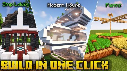 Structure In One Click Addon (1.19) – MCPE/Bedrock Mod Thumbnail
