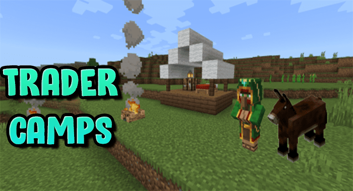 Wandering Trader Camps Addon (1.19) - MCPE/Bedrock Mod 1