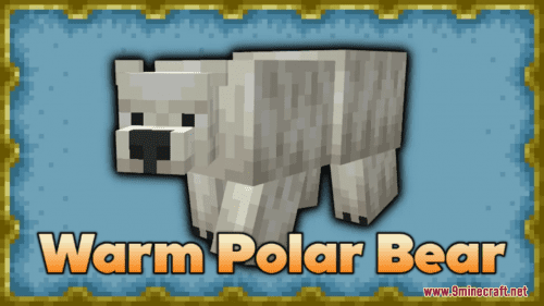 Warm Polar Bear Resource Pack (1.20.6, 1.20.1) – Texture Pack Thumbnail